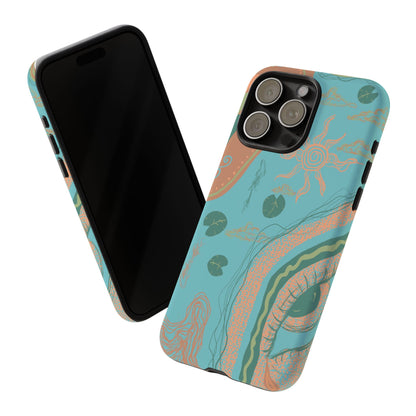 Whimsical Phone Case with Artistic Ocean Design, Floral Phone Cover, Unique Gift for Nature Lovers, Eco-Friendly Cell Accessories, [...]