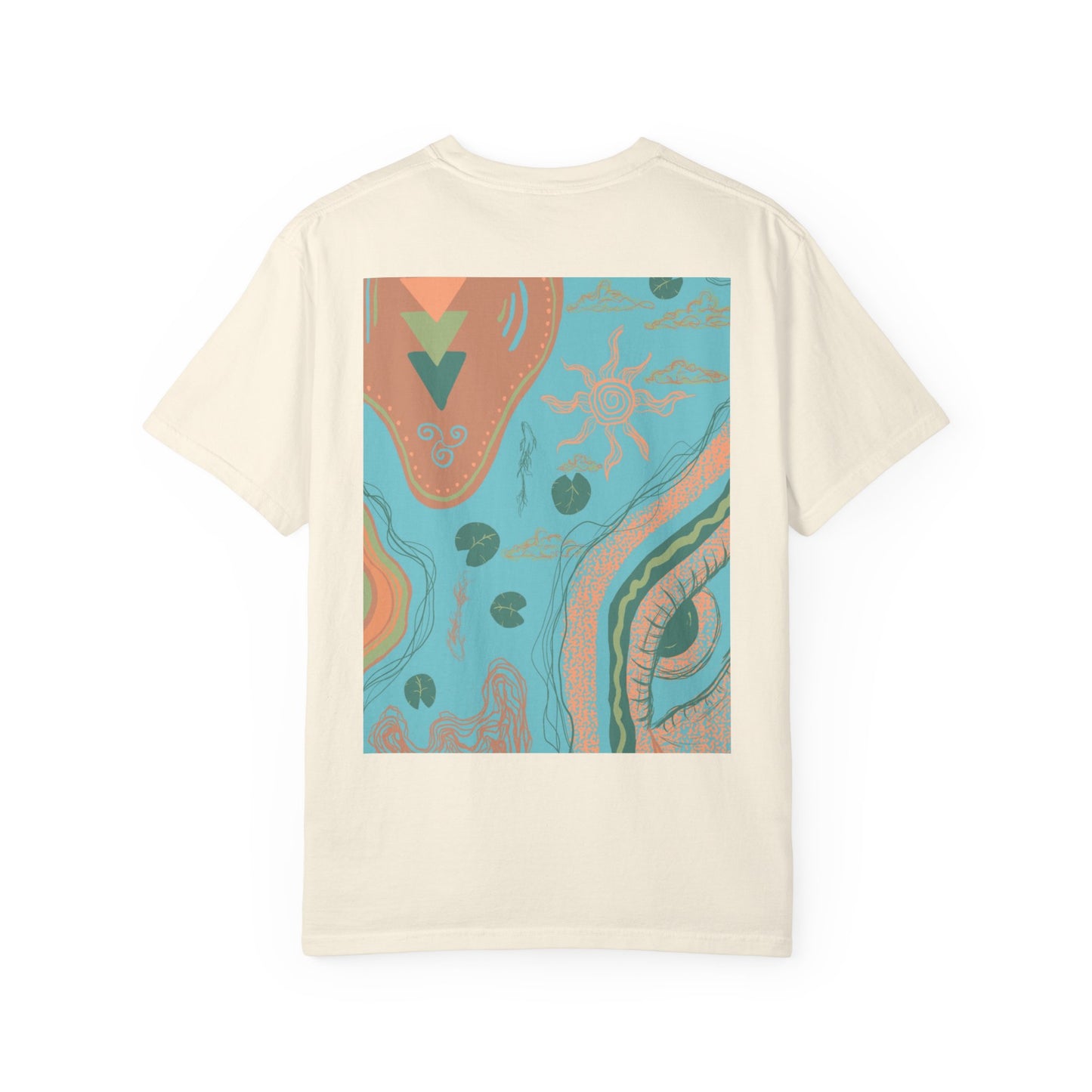 Vibrant Unisex Graphic T-shirt, Bohemian Tee, Casual Wear, Gift for Friends, Festival Apparel, Summer Style, Unique Design