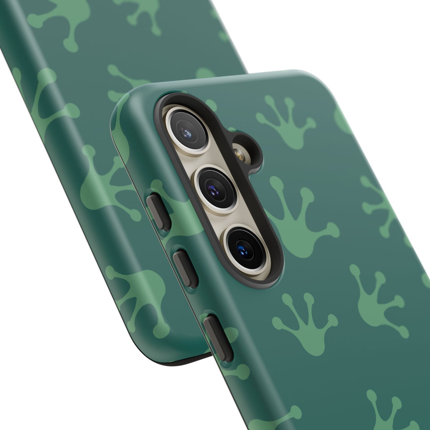 Frog Print Phone Case, Nature Lover Gift, Eco-Friendly Cover, Fun Green Design, Unique Frog Accessories