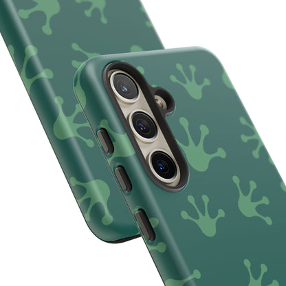Frog Print Phone Case, Nature Lover Gift, Eco-Friendly Cover, Fun Green Design, Unique Frog Accessories