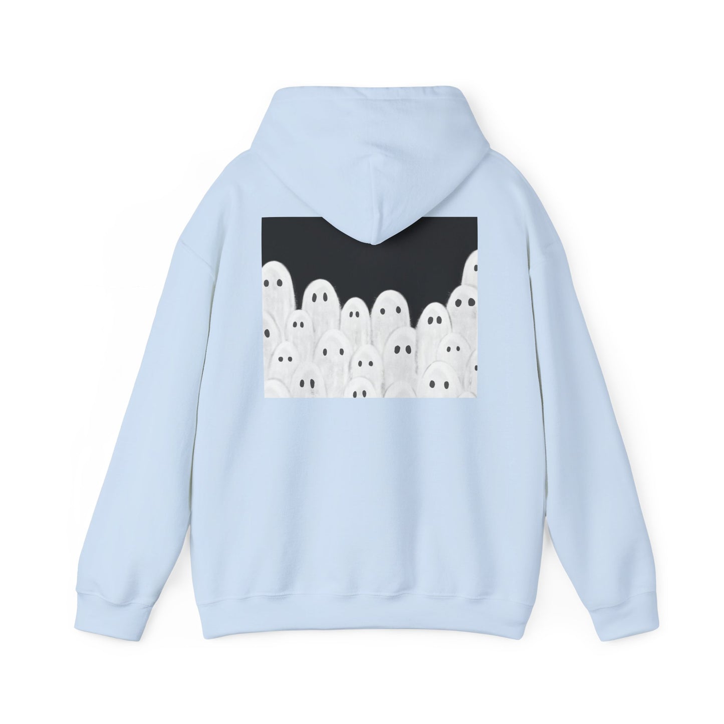 Painted Ghosts Pullover | Halloween Ghost Hoodie, Unisex Boo Sweatshirt, Spooky Gift for Fall, Cozy Halloween Apparel, Ghost Lover Hoodie, Perfect for Spooky Season