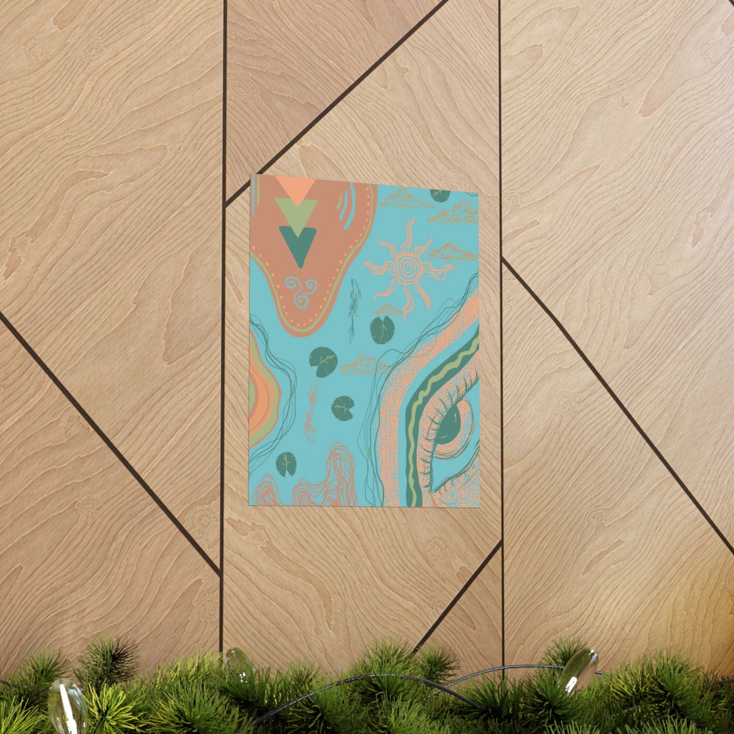 Bohemian Matte Vertical Posters, Wall Art Decor, Home Decoration, Gift for Art Lovers, Aesthetic Room Decor, Unique Wall Art