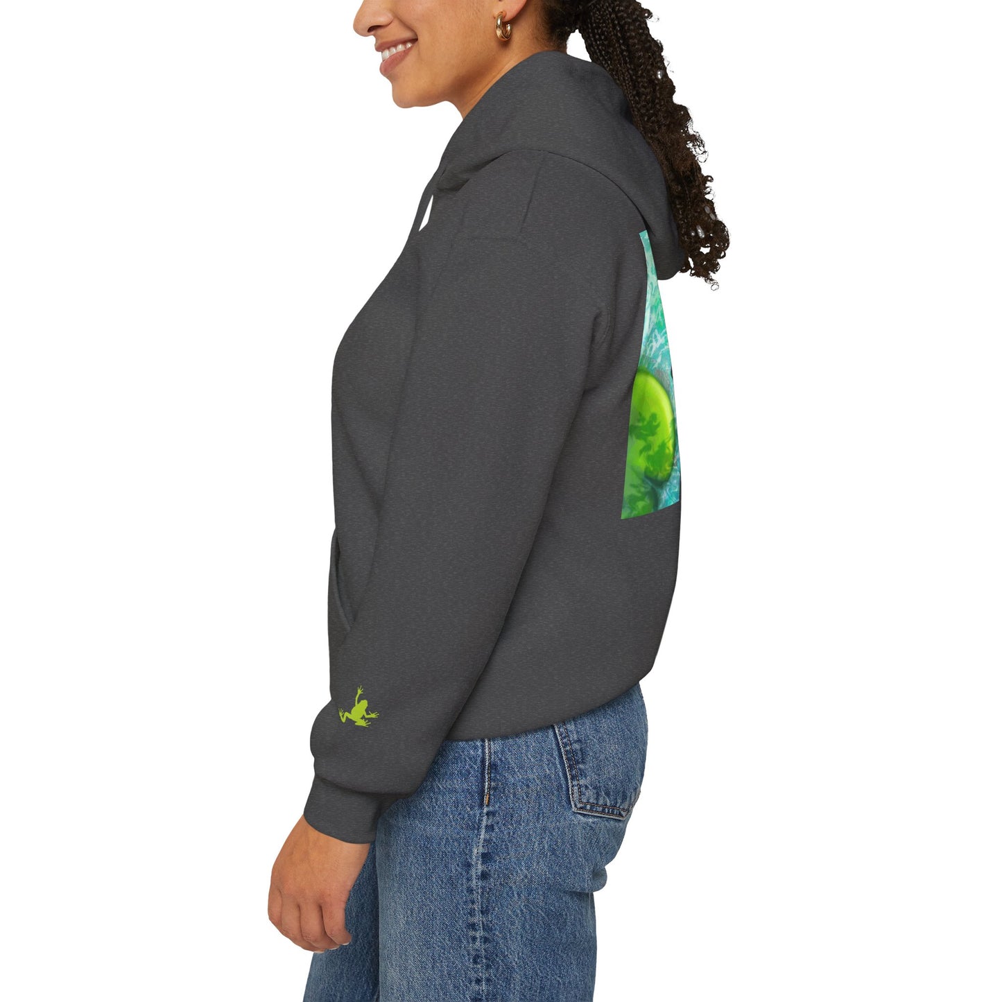 Nature-Inspired Unisex Hooded Sweatshirt, Comfortable Pullover, Casual Clothing, Eco-Friendly Gift, Chill Vibe Hoodie, Relaxing Outfit