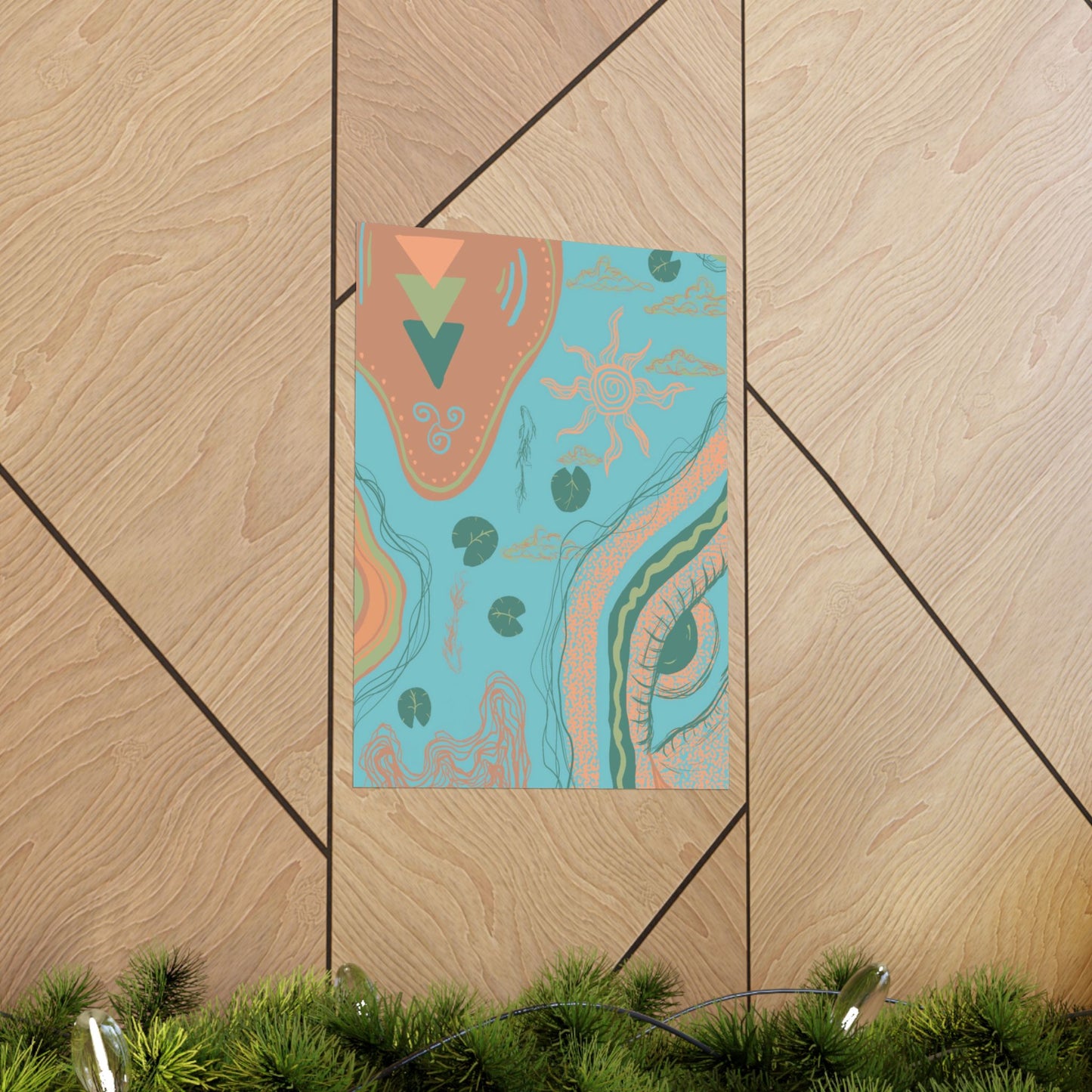 Bohemian Matte Vertical Posters, Wall Art Decor, Home Decoration, Gift for Art Lovers, Aesthetic Room Decor, Unique Wall Art