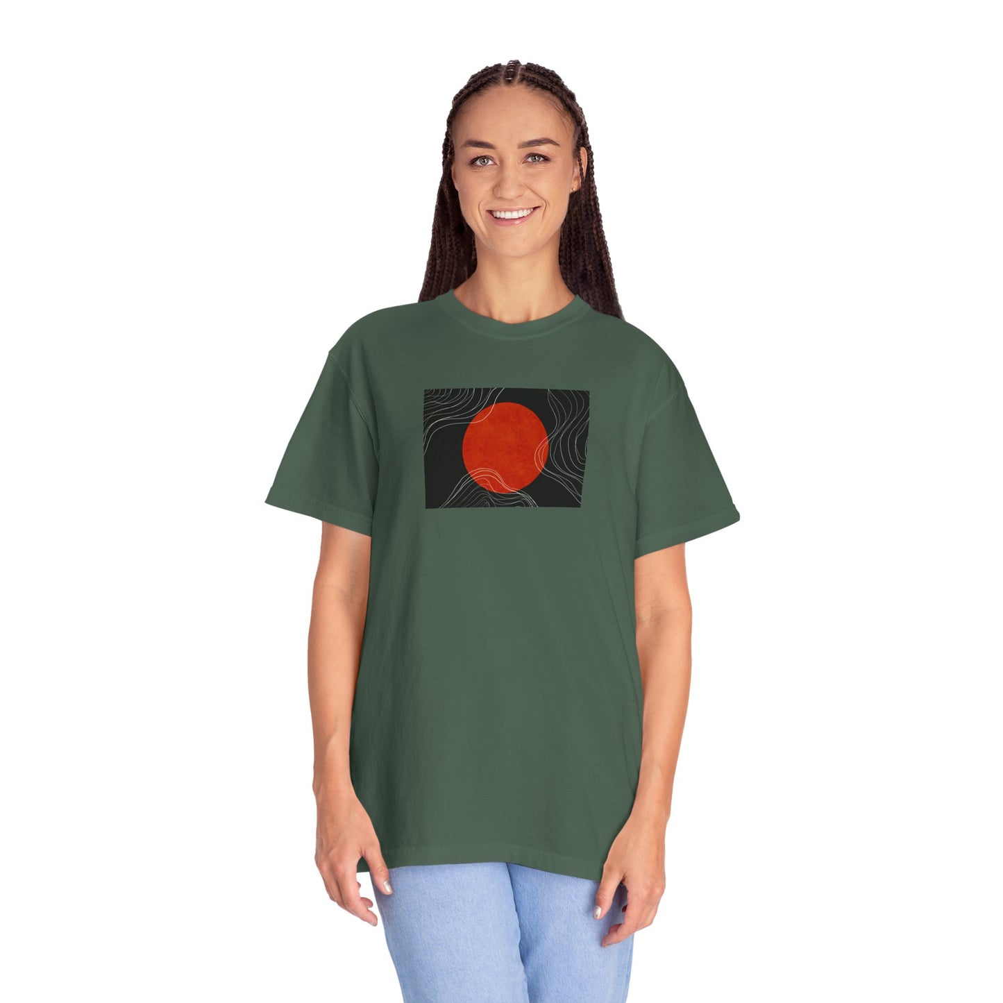 Sunset Vibes Unisex T-Shirt, Casual Summer Tee, Bohemian Shirt, Gift for Art Lovers, Men's and Women's Fashion