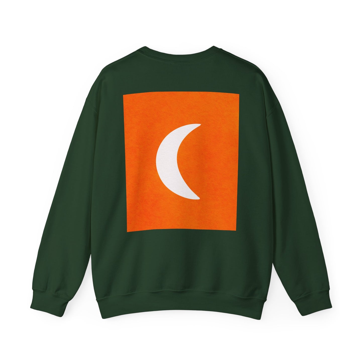Zen Frog Crewneck Sweatshirt, Cozy Unisex Sweatshirt, Relaxed Fit Fashion, Perfect Gift for Friends, Everyday Style, Casual Wear, Simple Moon Design, Gift for Him, Gift for Her