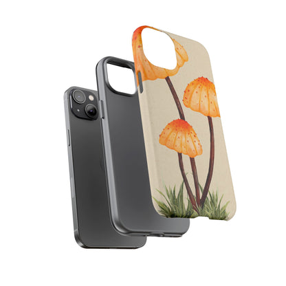 Mushroom Phone Case, Tough Cases for Nature Lovers, Unique Phone Covers, Gifts for Eco Enthusiasts, Fun Protective Cases
