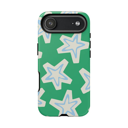 Retro Star Pattern Phone Case | Tough Cases, Colorful Cover for Phones, Phone Accessories, Gift for Her, Trendy Cases