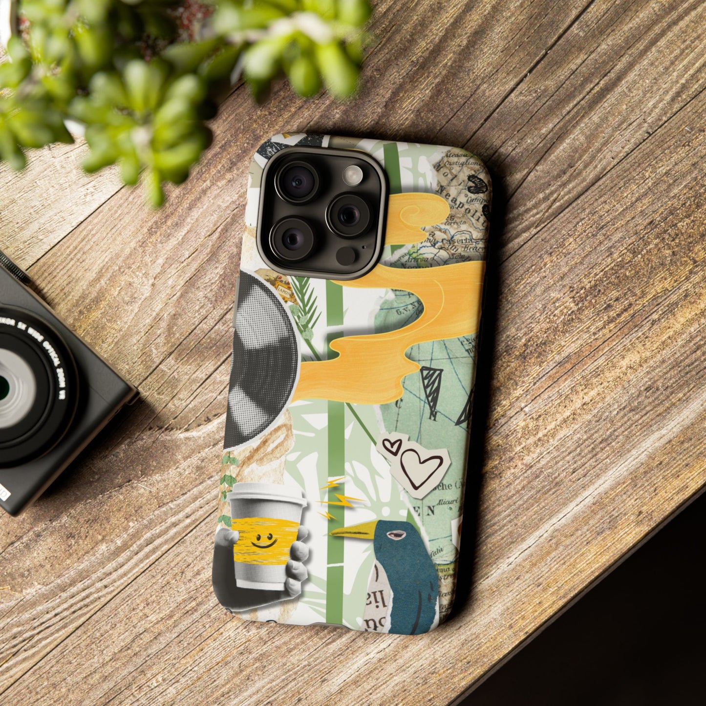 Artistic Phone Case, Unique Cell Phone Cover, Trendy Gifts for Music Lovers, Eco-Friendly Phone Accessory, Stylish Tech Gifts, Cool Cases, Unique Phone Cases