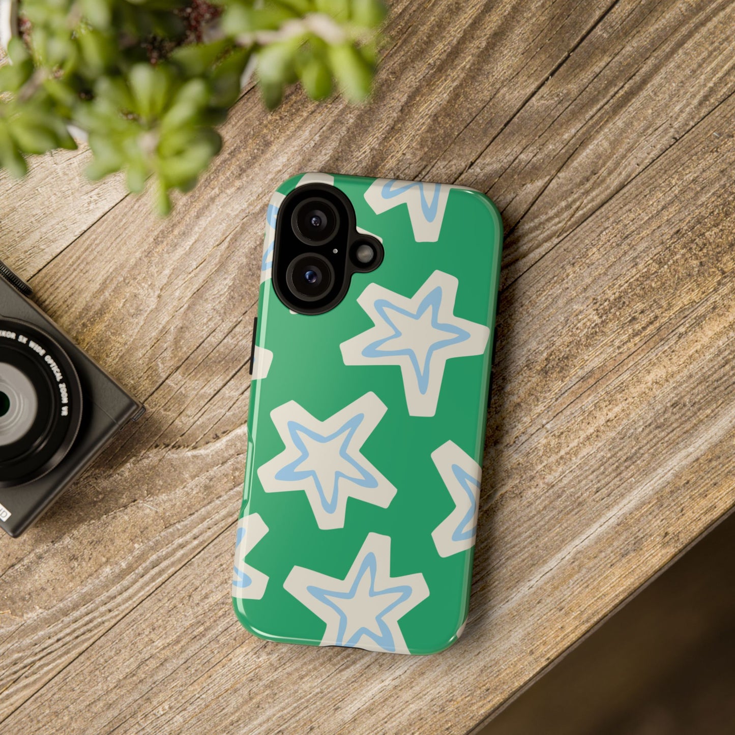 Retro Star Pattern Phone Case | Tough Cases, Colorful Cover for Phones, Phone Accessories, Gift for Her, Trendy Cases