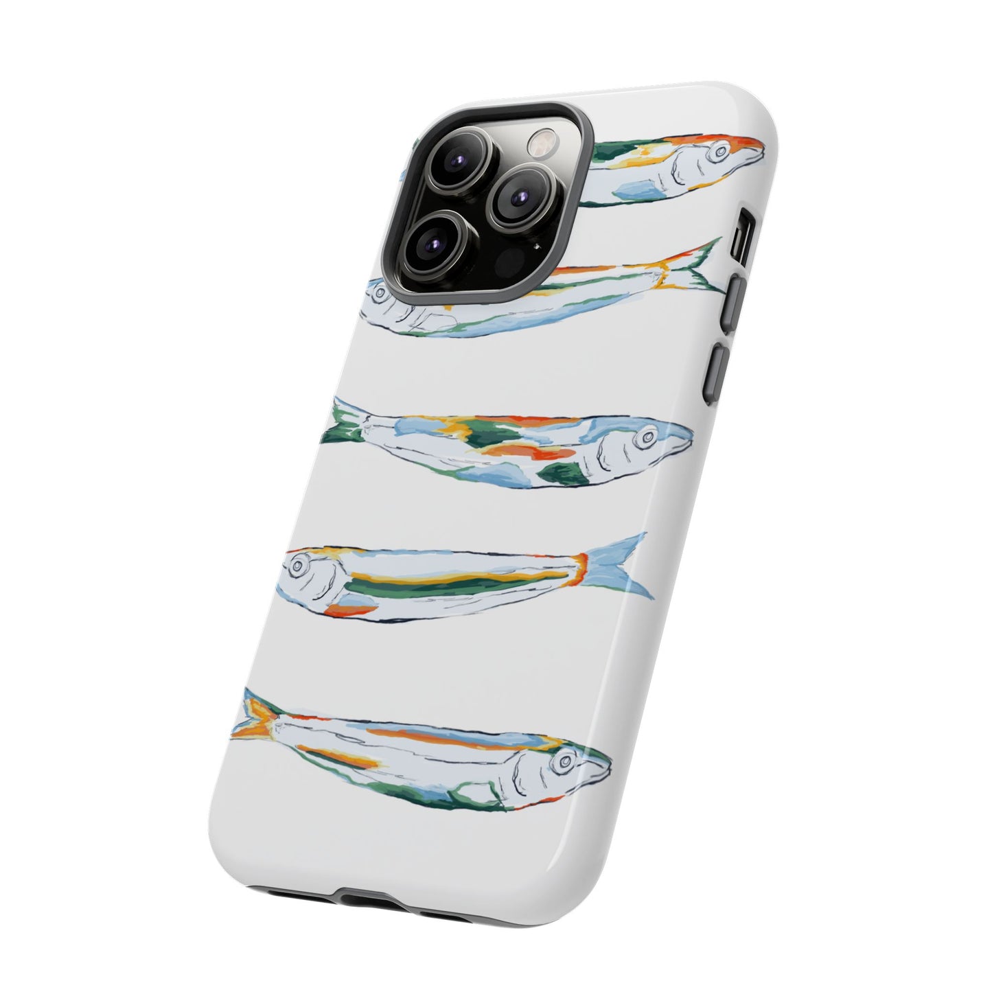 Tough Cases – Artistic Fish Design Phone Case, Unique Gift for Aquatic Lovers, Perfect for Birthdays, Holidays, and Everyday Use, Quirky Cases, Fun Phone Cases