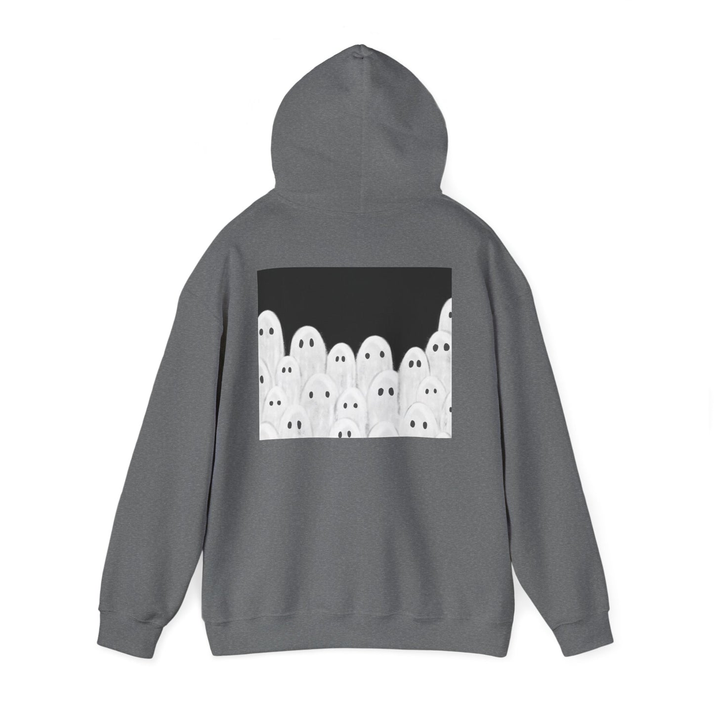 Painted Ghosts Pullover | Halloween Ghost Hoodie, Unisex Boo Sweatshirt, Spooky Gift for Fall, Cozy Halloween Apparel, Ghost Lover Hoodie, Perfect for Spooky Season