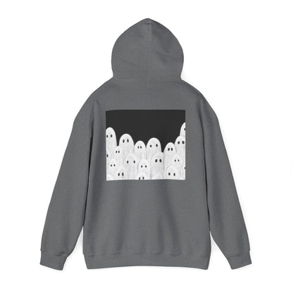 Painted Ghosts Pullover | Halloween Ghost Hoodie, Unisex Boo Sweatshirt, Spooky Gift for Fall, Cozy Halloween Apparel, Ghost Lover Hoodie, Perfect for Spooky Season