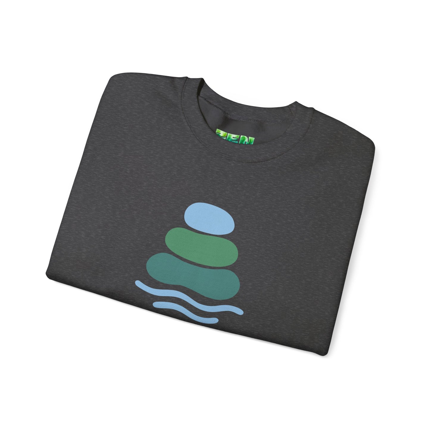 Serene Balance Crewneck Sweatshirt, Cozy Layering Piece, Casual Everyday Wear, Ideal for Relaxation, Gift for Mindfulness Enthusiasts
