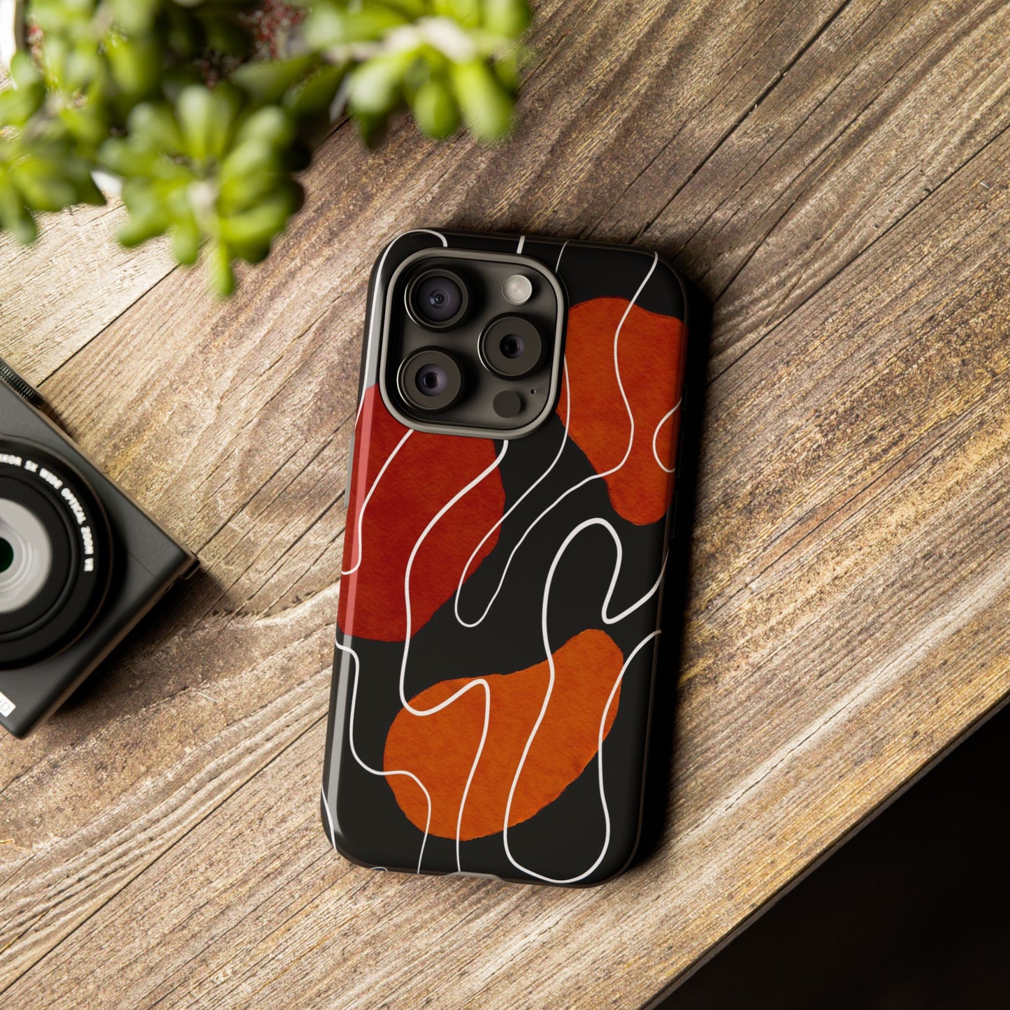 Stylish Phone Case with Abstract Design, Tough Cases for Modern Life, Trendy Phone Accessory, Unique Gift Idea, Holiday Present