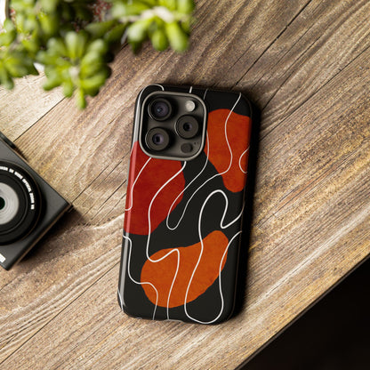 Stylish Phone Case with Abstract Design, Tough Cases for Modern Life, Trendy Phone Accessory, Unique Gift Idea, Holiday Present