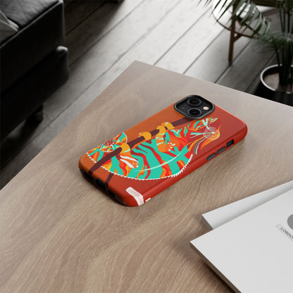 Chameleon Phone Case - Vibrant Artistic Design, Tough Cases for Animal Lovers, Unique Gift, Eco-Friendly Protection