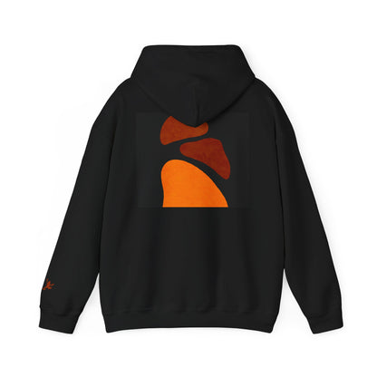 Artistic Unisex Hooded Sweatshirt - Cozy Streetwear, Casual Outfit, Perfect Gift, Fall Fashion, Graphic Hoodie