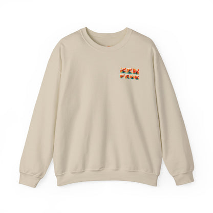Funky Snake Unisex Crewneck Sweatshirt, Cozy Apparel, Unique Gift, Snake Art, Relaxed Style, Perfect for Casual Outings