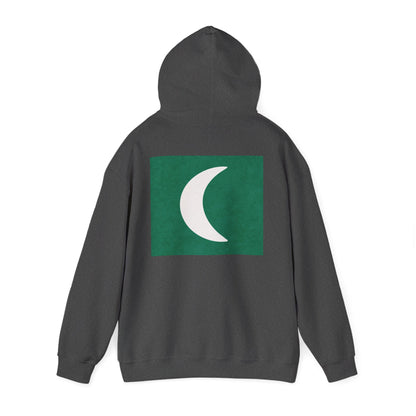 Zen Frog Hooded Sweatshirt - Cozy Unisex Hoodie, Casual Wear, Spring Fashion, Unique Gifts, Streetwear Style, Simple Moon Design, Gift for Him, Gift for Her