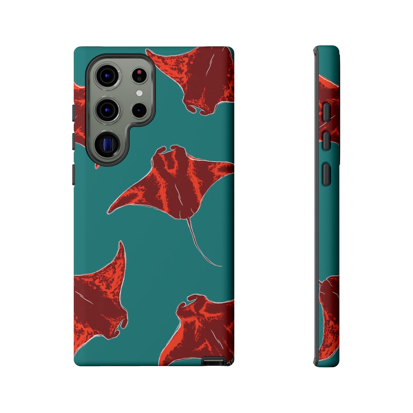 Manta Ray Phone Case, Tropical Phone Cover, Ocean Vibe Accessories, Summer Gift Idea, Marine Animal Merchandise
