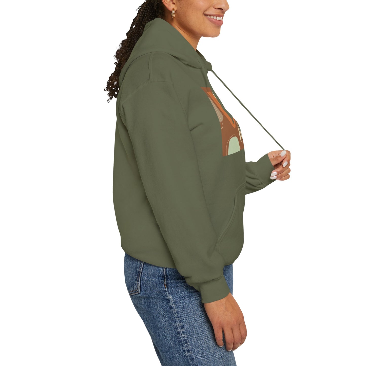 Botanical Design Unisex Hoodie, Cozy Sweatshirt for Nature Lovers, Gift for Friends, Autumn Fashion, Comfortable Casual Wear