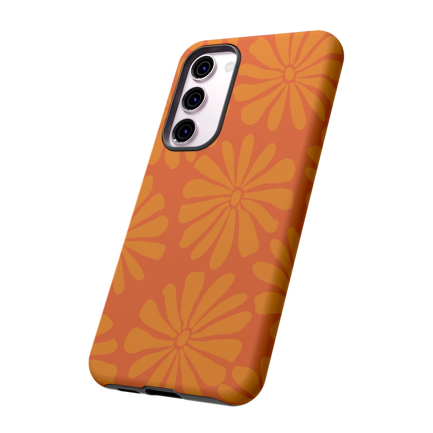 Stylish iPhone Case, Floral Phone Cover, Tough Phone Cases, Green Daisy Design, Unique Gift for Her, Spring Accessories