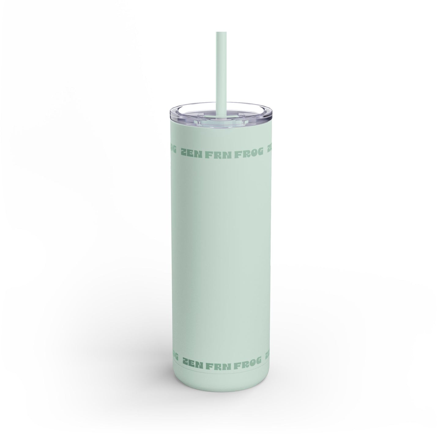 Zen Frog Skinny Tumbler, 20oz - Unique Drinkware for Nature Lovers, Eco-friendly Gift, Travel Cup, Summer Hydration, Stylish Reusable Cup