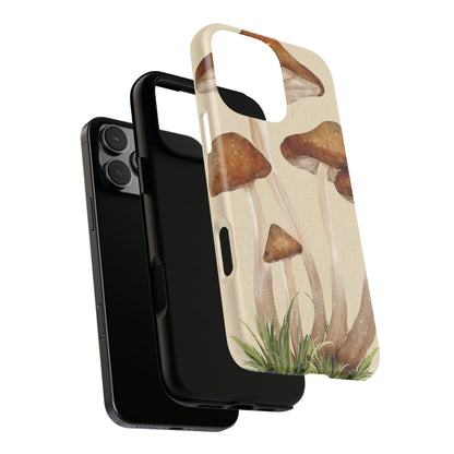 Mushroom Phone Case - Nature Lover, Eco-Friendly Gift, Cute Cell Phone Cover, Aesthetic Tech Accessory, Unique Fall Decor, Artsy Phone Cases, Cute, Gift for Her, Nature-inspired Designs, Durable Cases