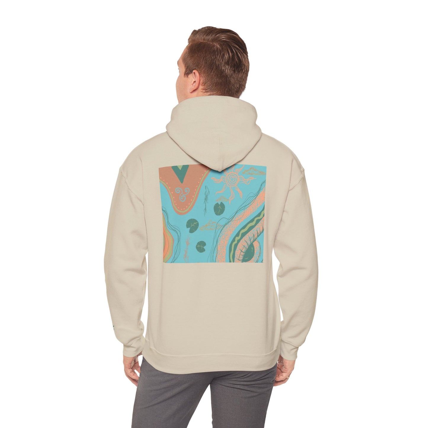 Chic Abstract Art Hoodie for Comfort & Style, Unisex Pullover, Cozy Sweatshirt, Trendy Gift for Art Lovers, Casual Outfit Must-Have