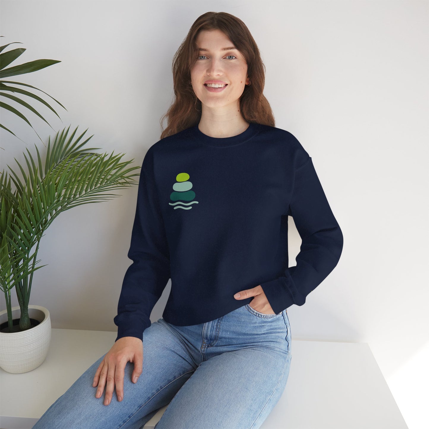 Serene Nature-Inspired Crewneck Sweatshirt | Unisex Eco-Friendly Apparel, Comfortable Relaxation Wear, Gift for Nature Lovers, Casual [...]