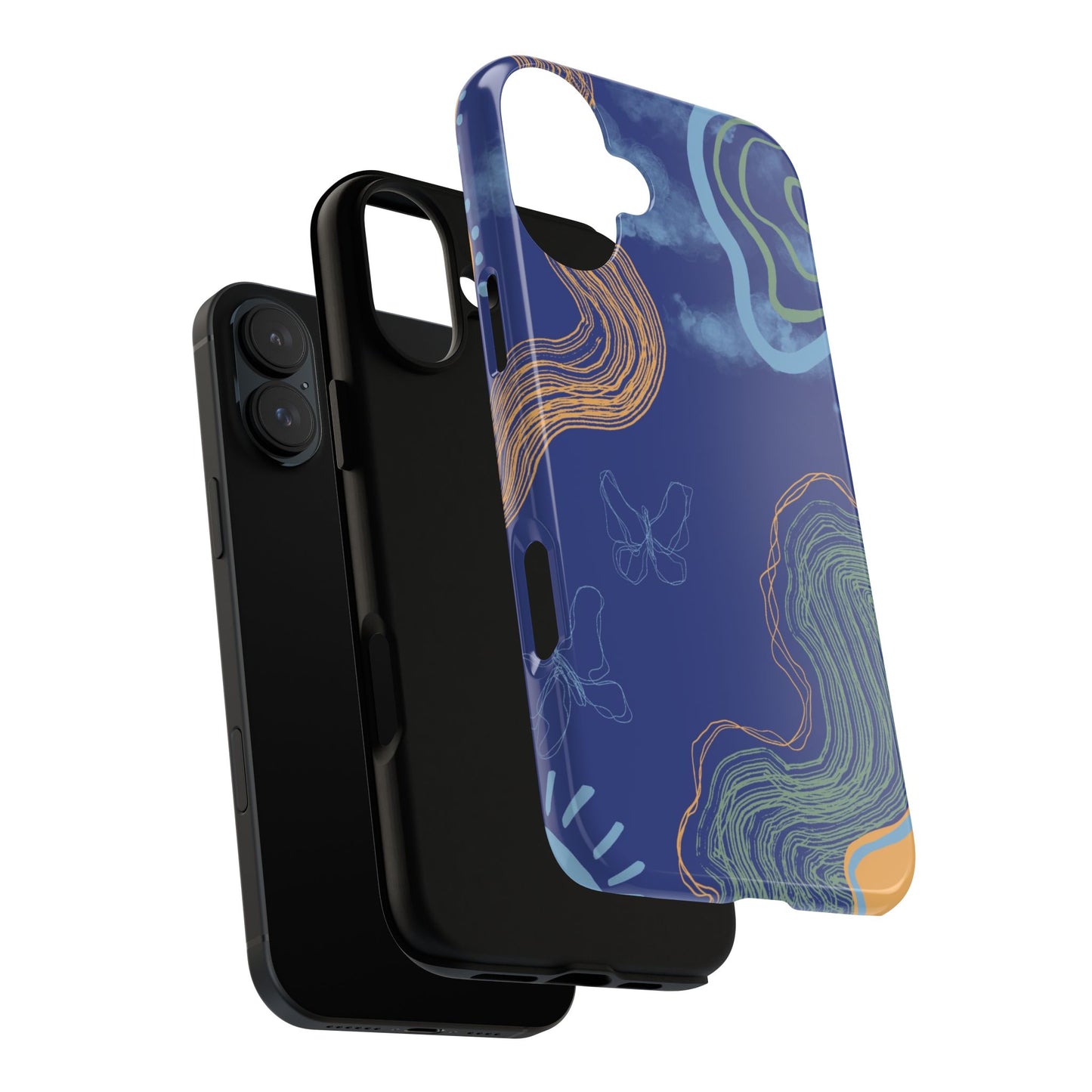 Artistic Phone Case, Abstract Phone Cover, Gift for Her, Modern Design, Boho Phone Case, Unique Phone Accessories