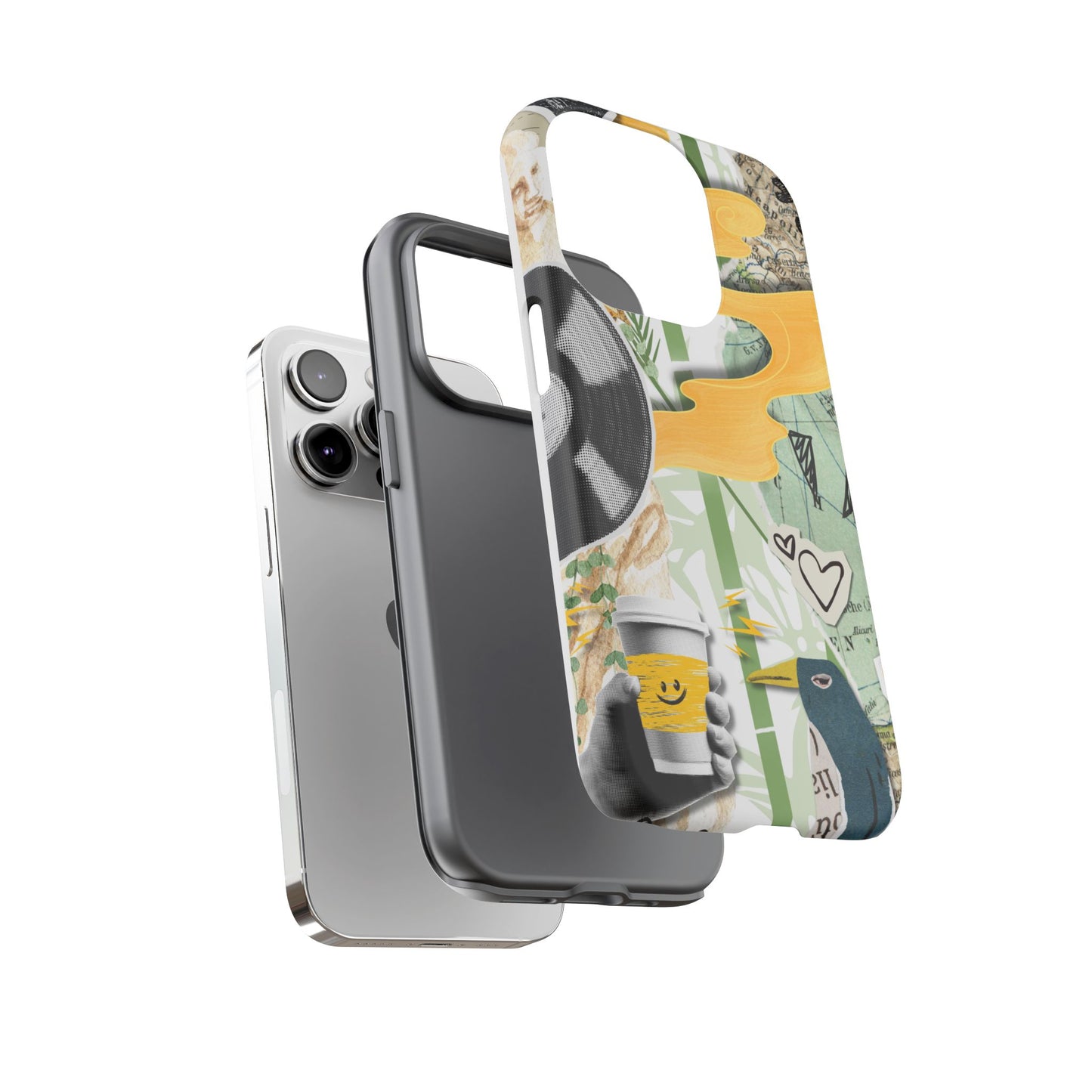 Artistic Phone Case, Unique Cell Phone Cover, Trendy Gifts for Music Lovers, Eco-Friendly Phone Accessory, Stylish Tech Gifts, Cool Cases, Unique Phone Cases