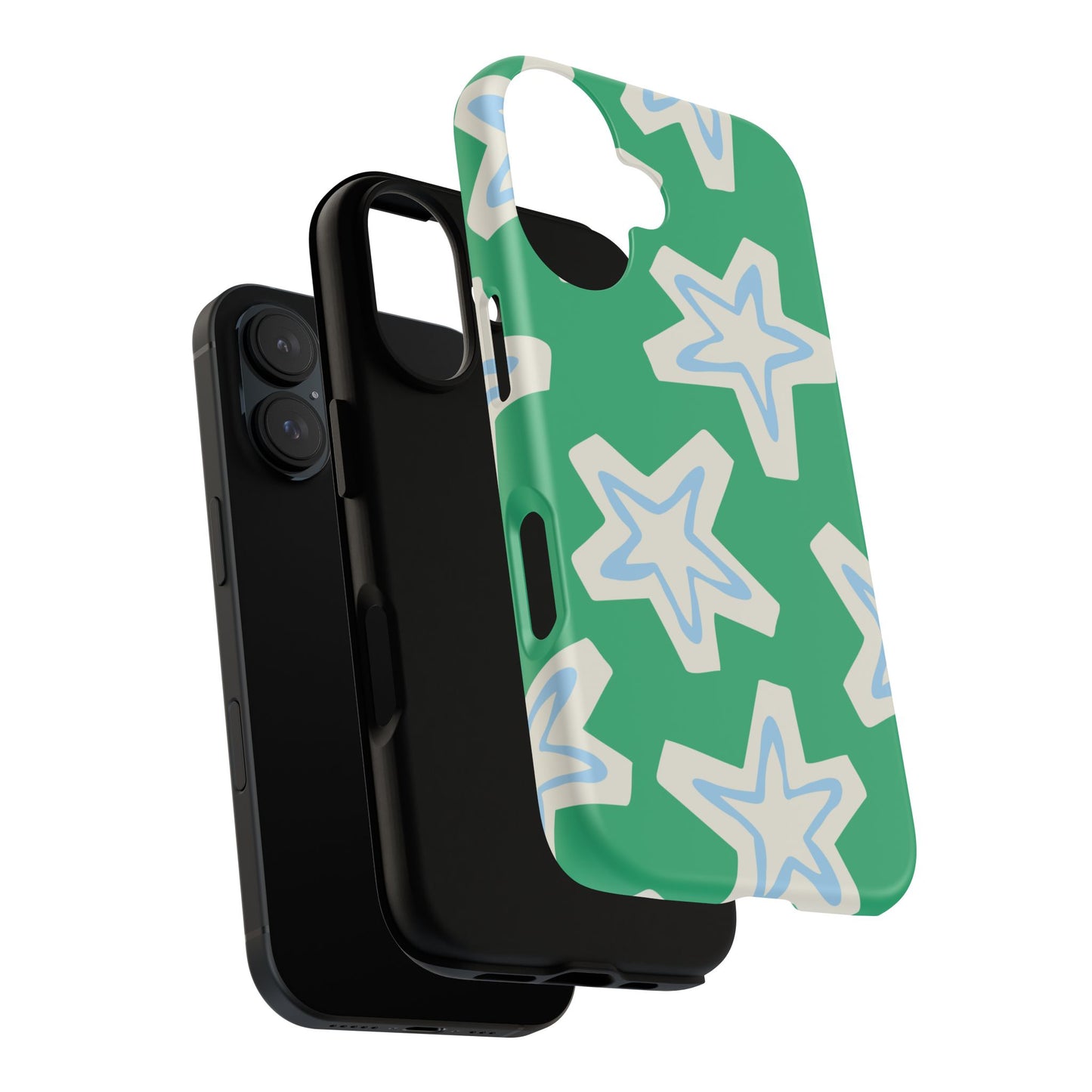 Retro Star Pattern Phone Case | Tough Cases, Colorful Cover for Phones, Phone Accessories, Gift for Her, Trendy Cases