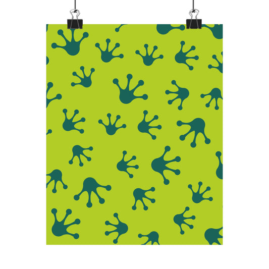 Colorful Frog Splash Vertical Posters, Whimsical Home Decor, Kids Room Art, Nursery Wall Art, Eco-Friendly Prints