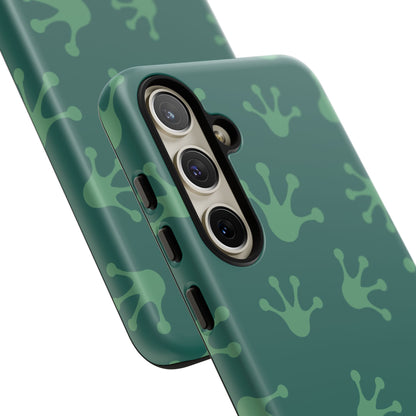 Frog Print Phone Case, Nature Lover Gift, Eco-Friendly Cover, Fun Green Design, Unique Frog Accessories