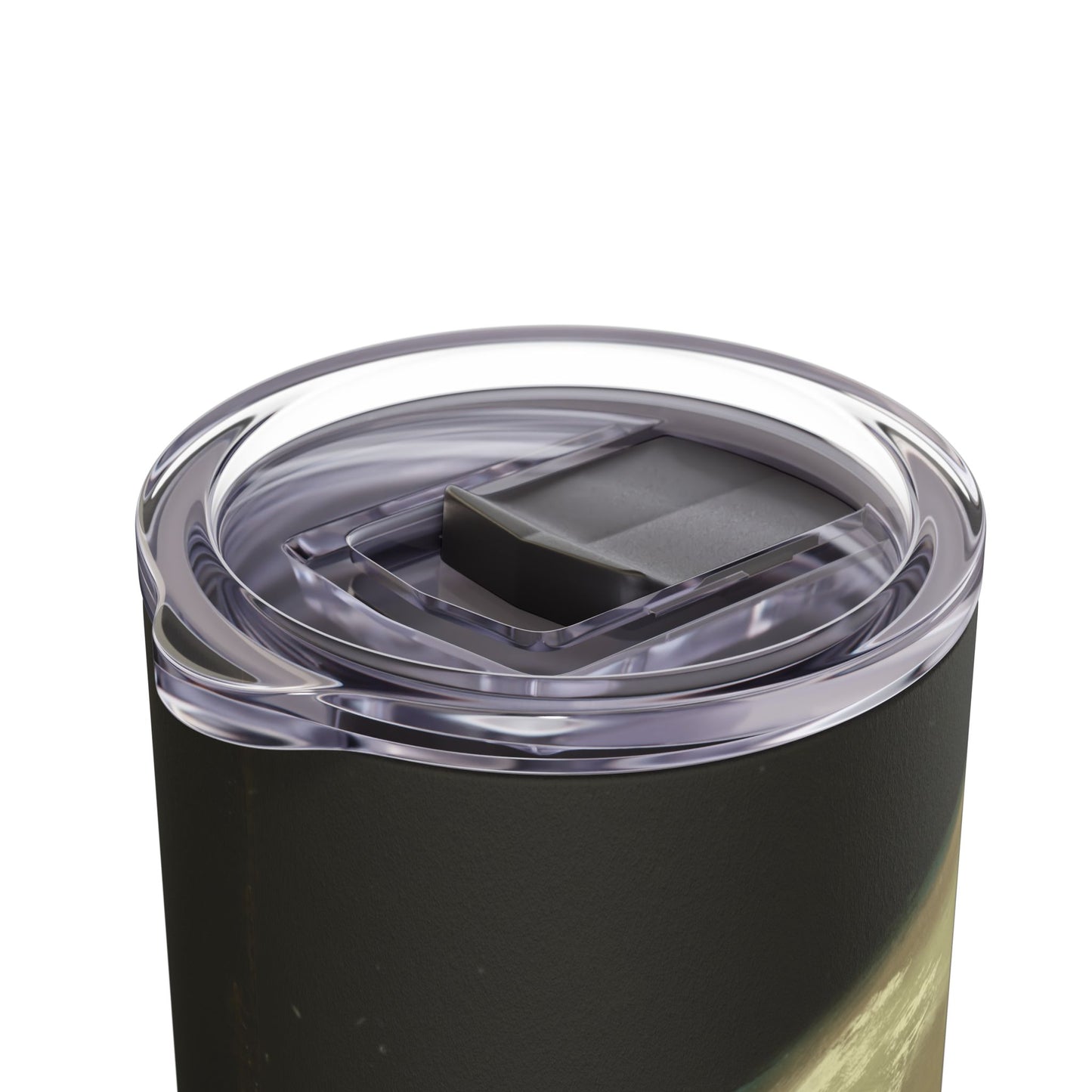 Gothic Skull Tumbler, 20oz | Unique Matte Travel Cup | Halloween Decor | Day of the Dead | Edgy Gifts for Skull Lovers, Reusable Drinkware | Van Gogh's Skeleton with Burning Cigarette Reimagined, Abstract Modern Twist Art