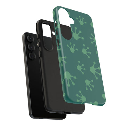 Frog Print Phone Case, Nature Lover Gift, Eco-Friendly Cover, Fun Green Design, Unique Frog Accessories