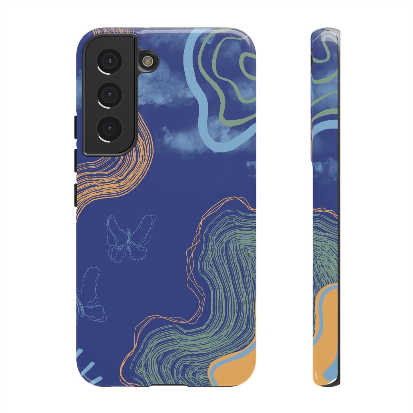 Artistic Phone Case, Abstract Phone Cover, Gift for Her, Modern Design, Boho Phone Case, Unique Phone Accessories