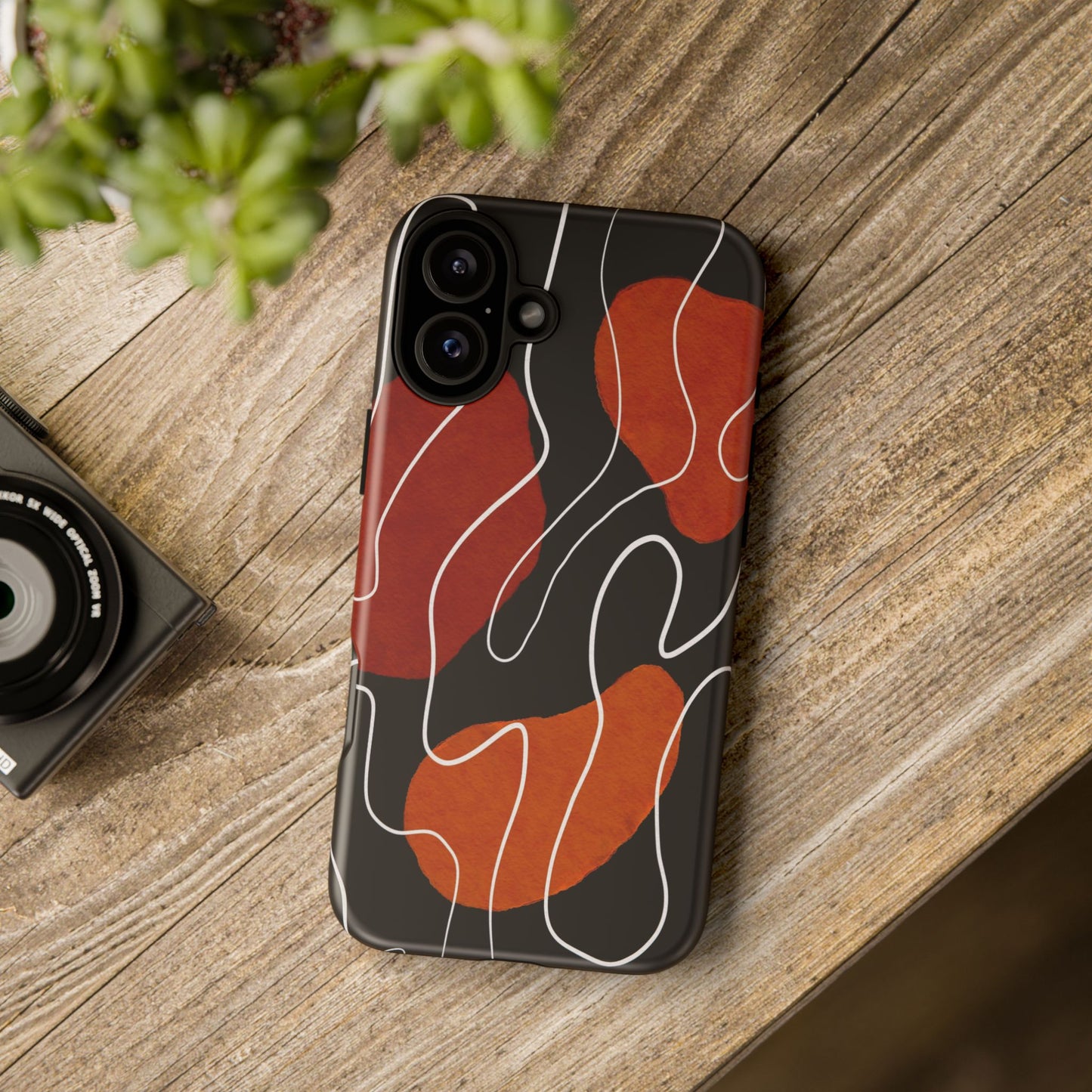 Stylish Phone Case with Abstract Design, Tough Cases for Modern Life, Trendy Phone Accessory, Unique Gift Idea, Holiday Present