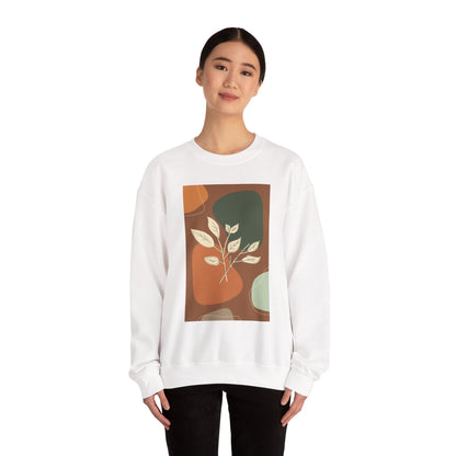 Botanical Print Crewneck Sweatshirt | Cozy Unisex Sweatshirt, Fall Fashion, Casual Wear, Gift for Her, Botanical Art