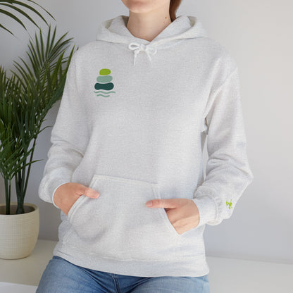 Nature-Inspired Unisex Hooded Sweatshirt, Comfortable Pullover, Casual Clothing, Eco-Friendly Gift, Chill Vibe Hoodie, Relaxing Outfit