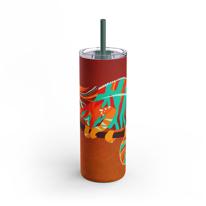 Colorful Animal Print Tumbler, 20oz, Eco-Friendly Travel Mug, Unique Gift for Wildlife Lovers, Party or Everyday Use, Stylish Drinkware