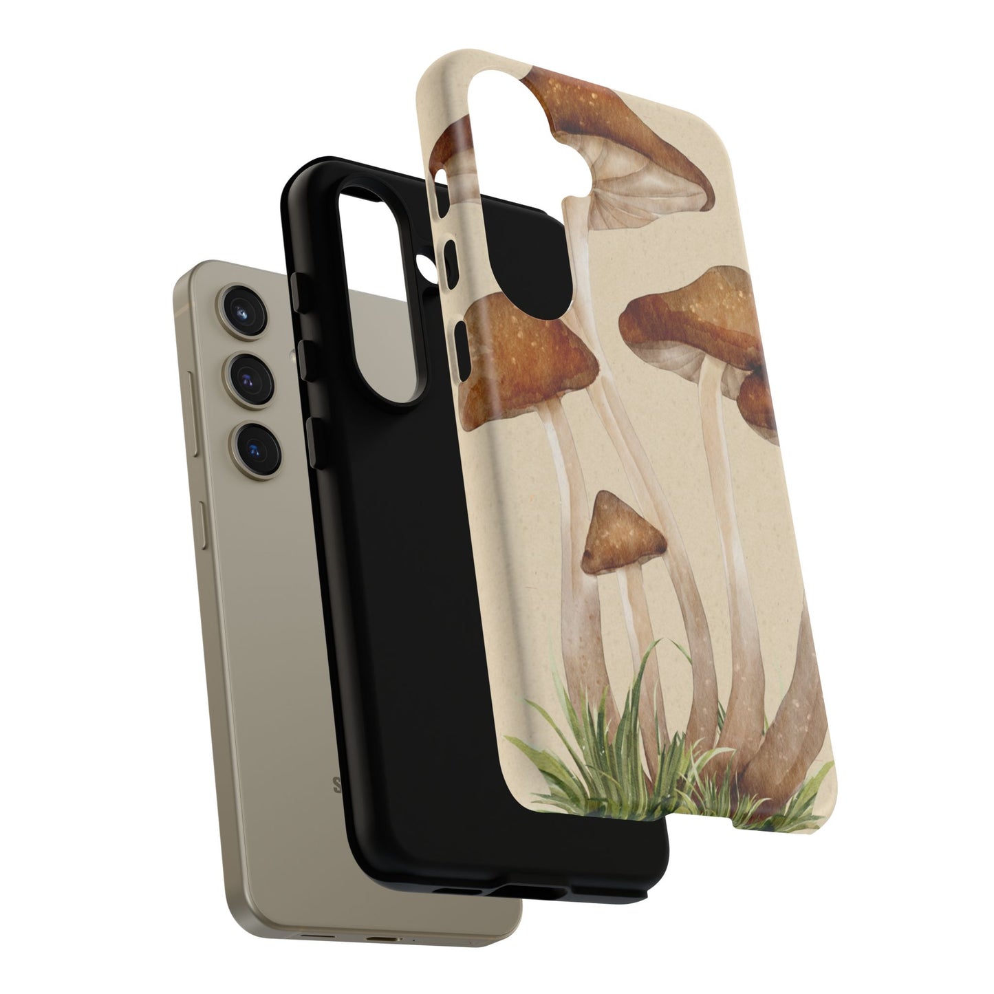 Mushroom Phone Case - Nature Lover, Eco-Friendly Gift, Cute Cell Phone Cover, Aesthetic Tech Accessory, Unique Fall Decor, Artsy Phone Cases, Cute, Gift for Her, Nature-inspired Designs, Durable Cases