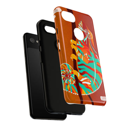 Chameleon Phone Case - Vibrant Artistic Design, Tough Cases for Animal Lovers, Unique Gift, Eco-Friendly Protection