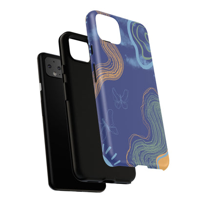 Artistic Phone Case, Abstract Phone Cover, Gift for Her, Modern Design, Boho Phone Case, Unique Phone Accessories