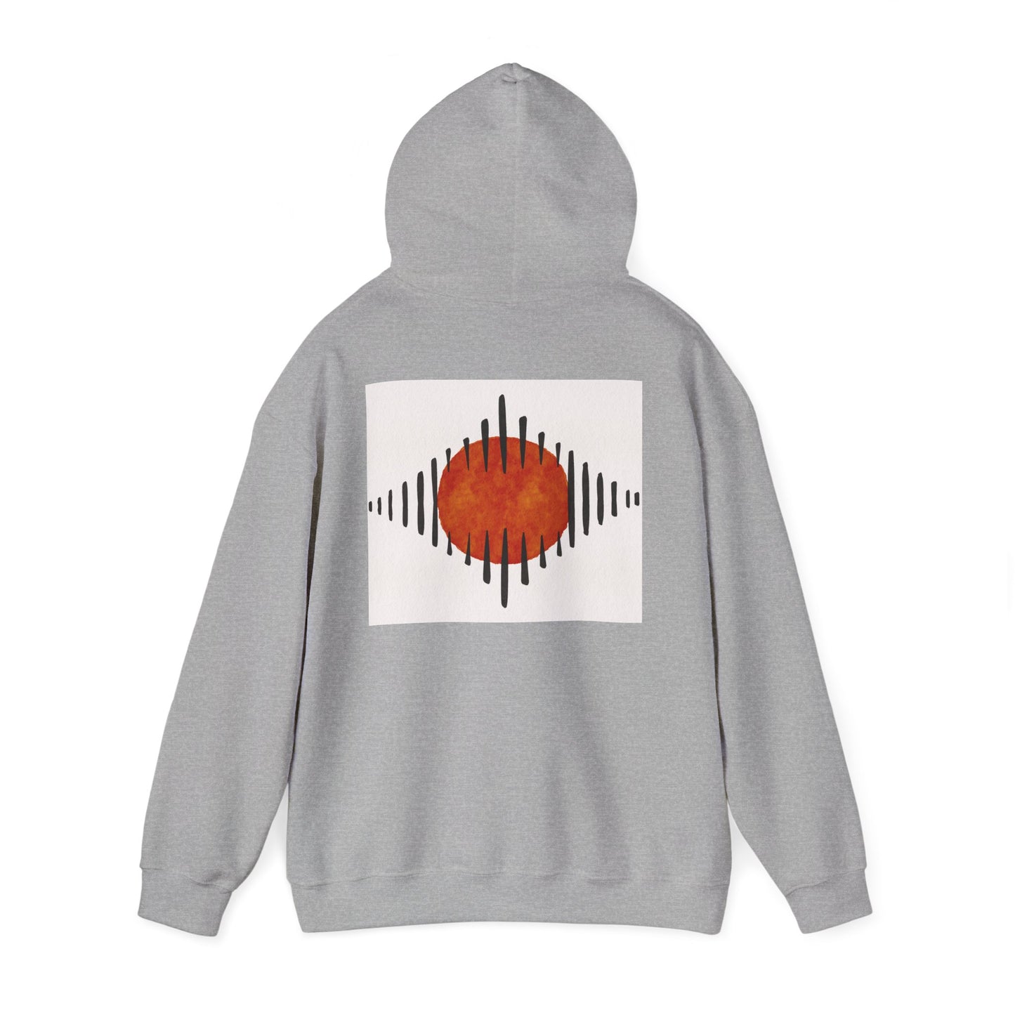 Lotus & Sunset Unisex Hoodie, Cozy Sweatshirt, Relaxed Fit Hoodie, Spiritual Gift, Casual Wear, Mindfulness Apparel, Gift for Him, Gift for Her, Autumn Fall