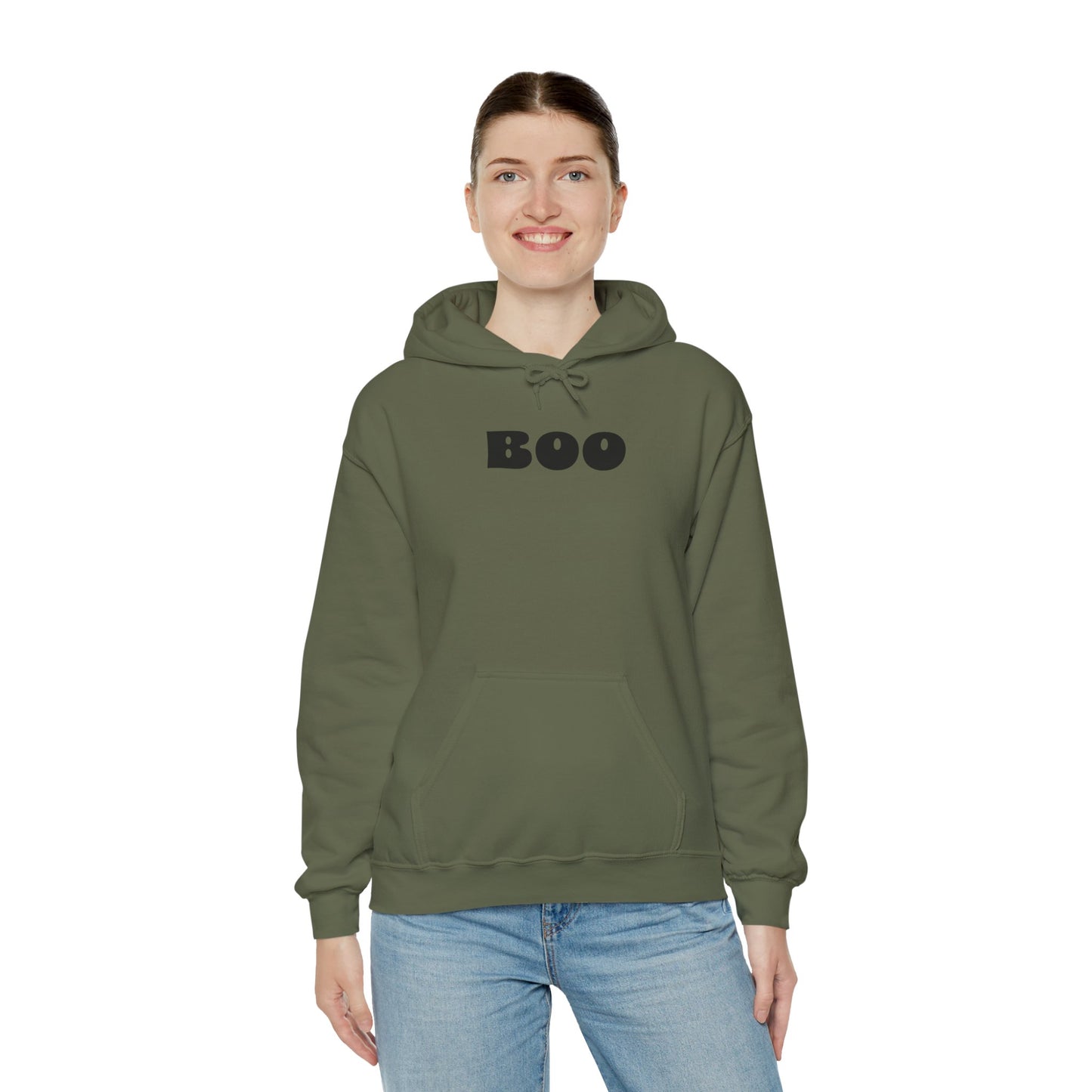 Painted Ghosts Pullover | Halloween Ghost Hoodie, Unisex Boo Sweatshirt, Spooky Gift for Fall, Cozy Halloween Apparel, Ghost Lover Hoodie, Perfect for Spooky Season