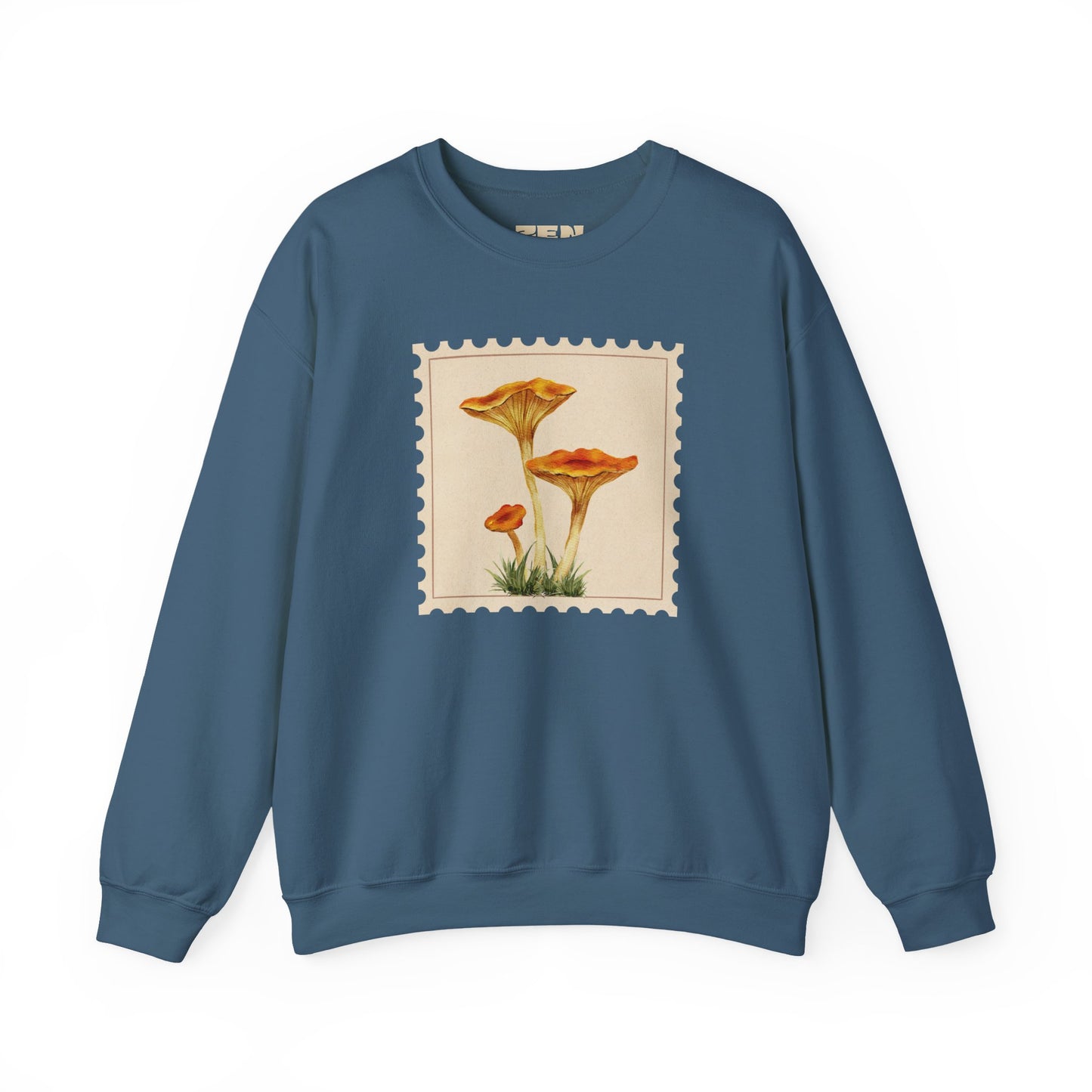 Vintage Floral Crewneck Sweatshirt, Cozy Fall Wear, Unisex Gift, Mushroom Art Apparel, Nature Lover Outfit, Comfy Mushroom Crewneck, Vintage Style
