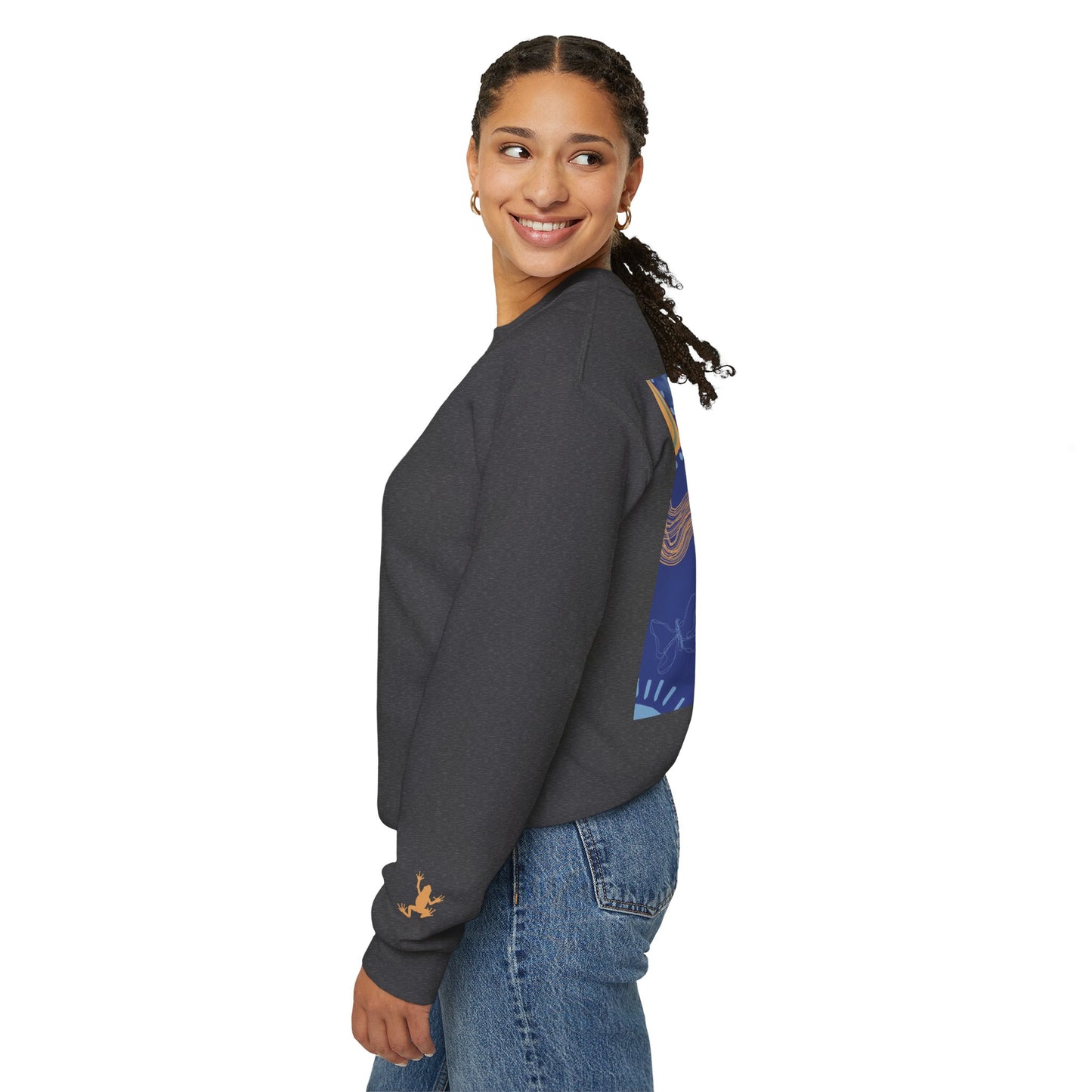 Vibrant Unisex Crewneck Sweatshirt, Cozy Sweatshirt for All Seasons, Casual Wear, Art-Inspired Gift, Spring Fashion, Unisex Apparel